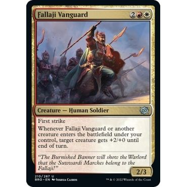 Image for Fallaji Vanguard (210) (BRO) - Magic: The Gathering
