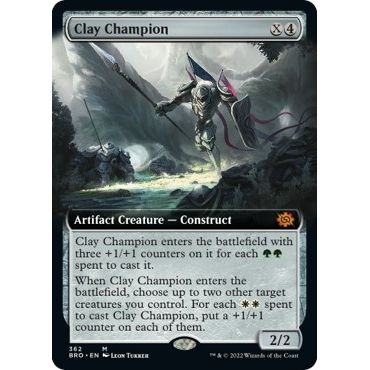 Image for Clay Champion (Extended Art) (362) (BRO) - Magic: The Gathering