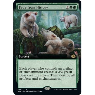 Image for Fade from History (Extended Art) (345) (BRO) - Magic: The Gathering
