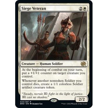 Image for Siege Veteran (25) (BRO) - Magic: The Gathering
