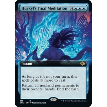 Image for Hurkyl's Final Meditation (Extended Art) (315) (BRO) - Magic: The Gathering