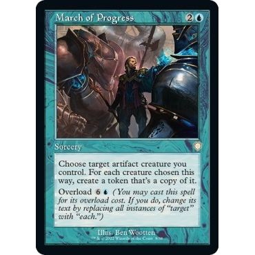 Image for March of Progress (Retro Frame) (8) (BRC) - Magic: The Gathering