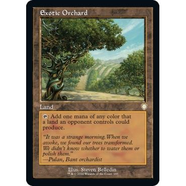 Image for Exotic Orchard (Retro Frame) (185) (BRC) - Magic: The Gathering