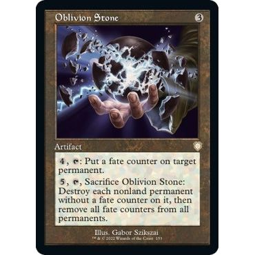 Image for Oblivion Stone (Retro Frame) (153) (BRC) - Magic: The Gathering