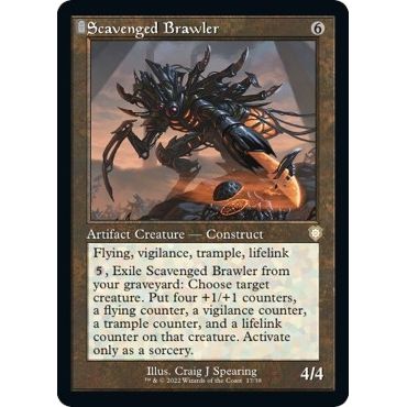 Image for Scavenged Brawler (Retro Frame) (17) (BRC) - Magic: The Gathering