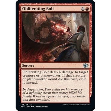 Image for Obliterating Bolt (145) (BRO) - Magic: The Gathering