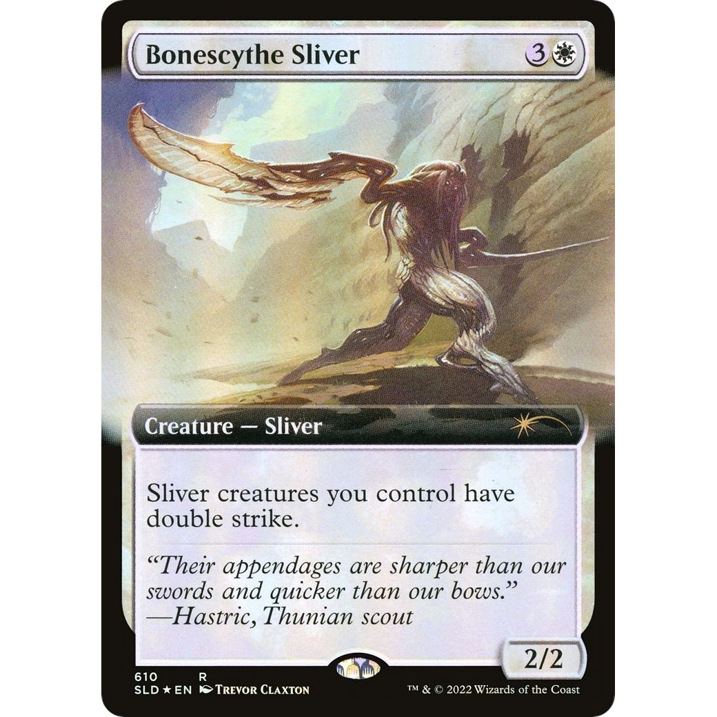Image for Bonescythe Sliver (Extended Art) (610) (SLD) - Magic: The Gathering