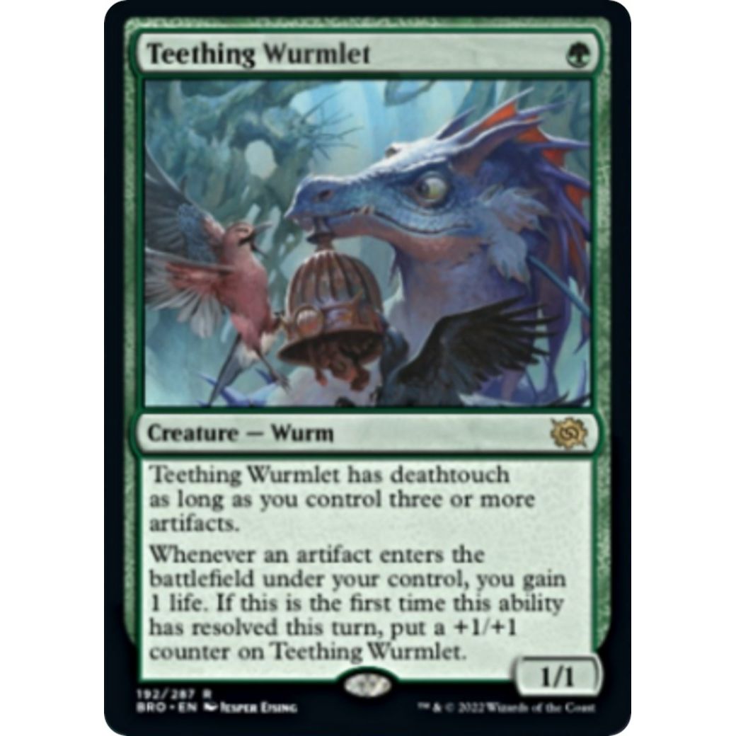 Image for Teething Wurmlet (192) (BRO) - Magic: The Gathering