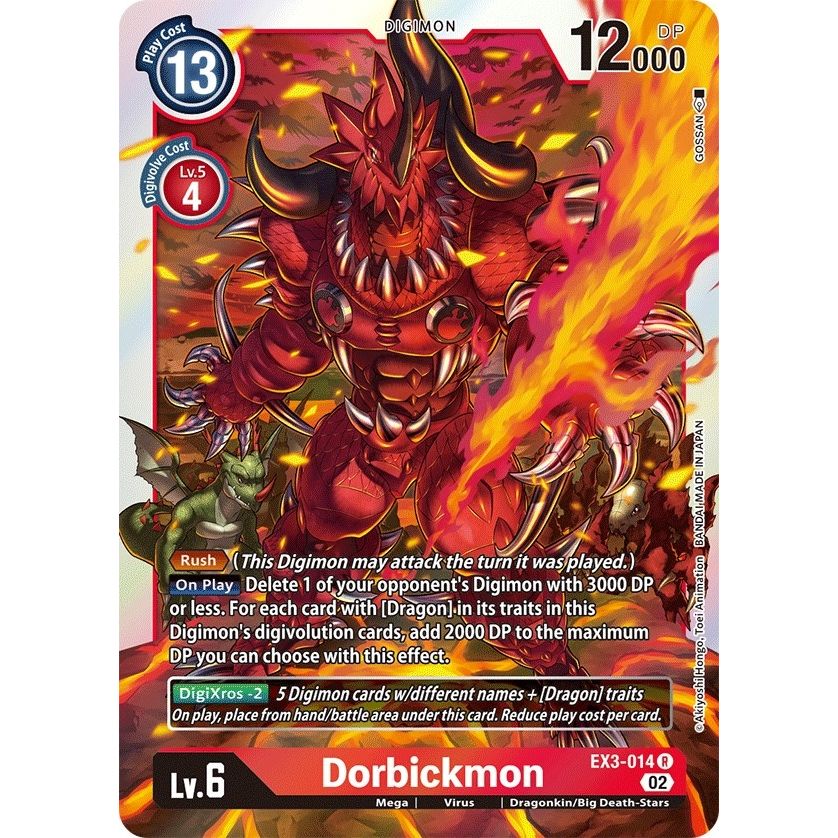 Image for Dorbickmon (EX3-014 R) (EX03) - Digimon Card Game