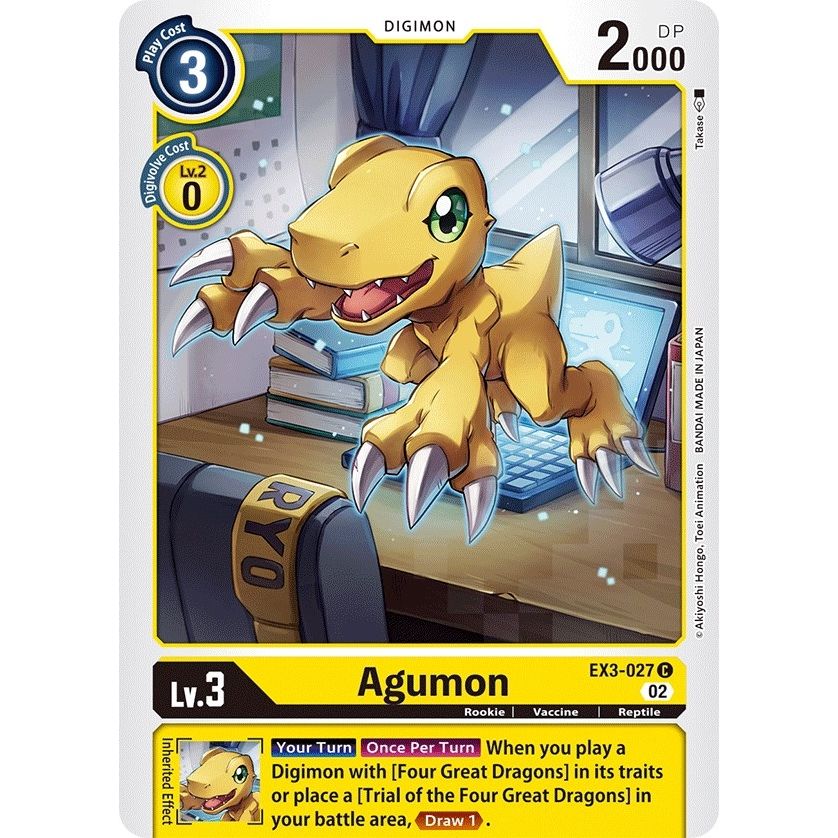 Image for Agumon (EX3-027 C) (EX03) - Digimon Card Game