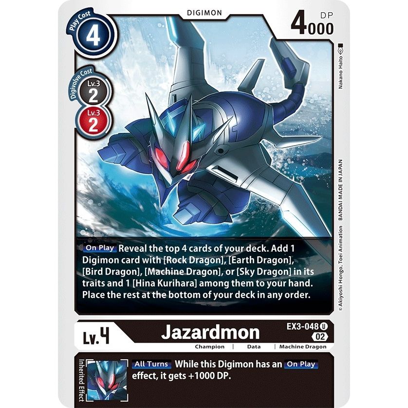 Image for Jazardmon (EX3-048 U) (EX03) - Digimon Card Game