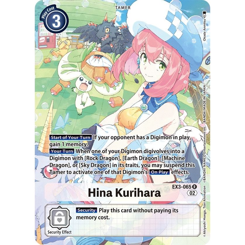 Image for Hina Kurihara (Alternate Art) (EX3-065 R) (EX03) - Digimon Card Game