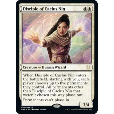 Image for Disciple of Caelus Nin (21) (BRC) - Magic: The Gathering