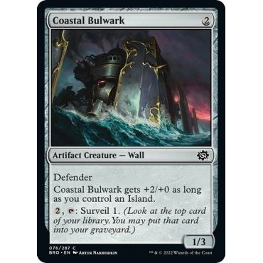 Image for Coastal Bulwark (76) (BRO) - Magic: The Gathering