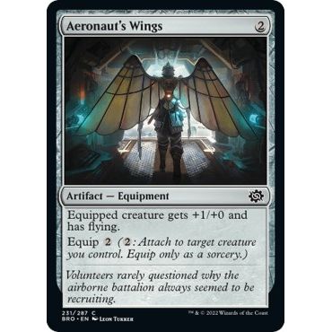 Image for Aeronaut's Wings (231) (BRO) - Magic: The Gathering