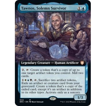 Image for Tawnos, Solemn Survivor (Extended Art) (42) (BRC) - Magic: The Gathering