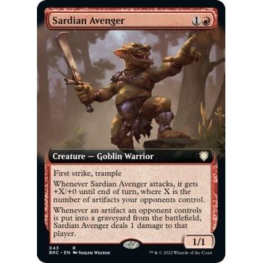 Image for Sardian Avenger (Extended Art) (43) (BRC) - Magic: The Gathering