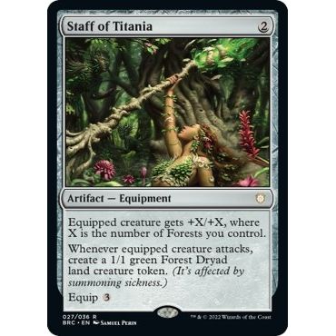 Image for Staff of Titania (27) (BRC) - Magic: The Gathering