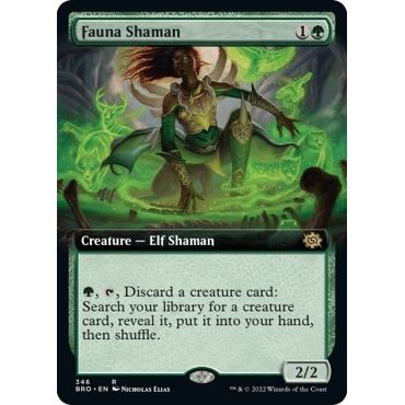 Image for Fauna Shaman (Extended Art) (346) (BRO) - Magic: The Gathering