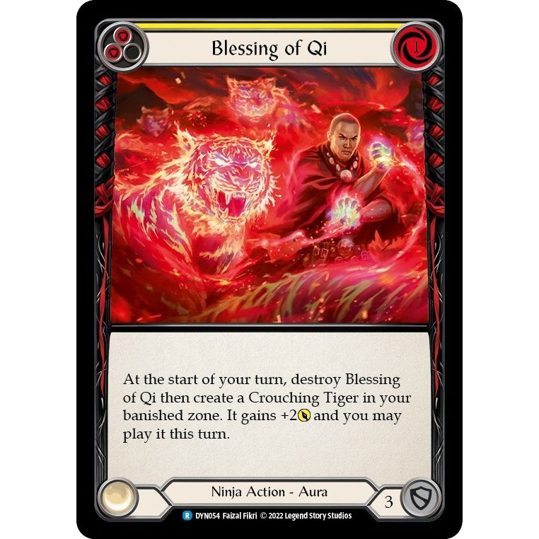Image for Blessing of Qi (Yellow) (DYN054) (DYN) - Flesh and Blood TCG