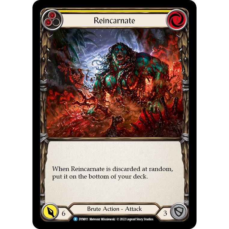 Image for Reincarnate (Yellow) (DYN011) (DYN) - Flesh and Blood TCG