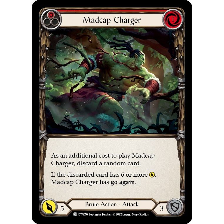 Image for Madcap Charger (Red) (DYN016) (DYN) - Flesh and Blood TCG