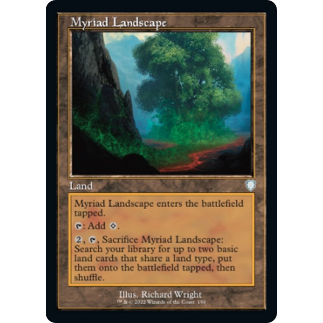 Image for Myriad Landscape (Retro Frame) (190) (BRC) - Magic: The Gathering