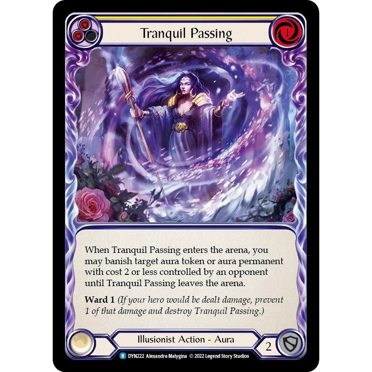 Image for Tranquil Passing (Yellow) (DYN222) (DYN) - Flesh and Blood TCG