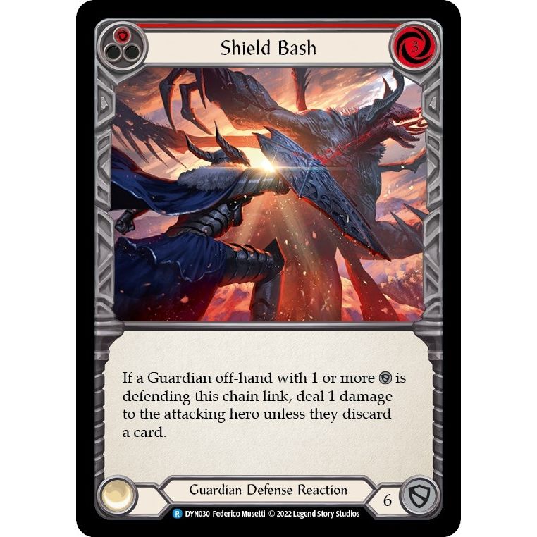 Image for Shield Bash (Red) (DYN030) (DYN) - Flesh and Blood TCG