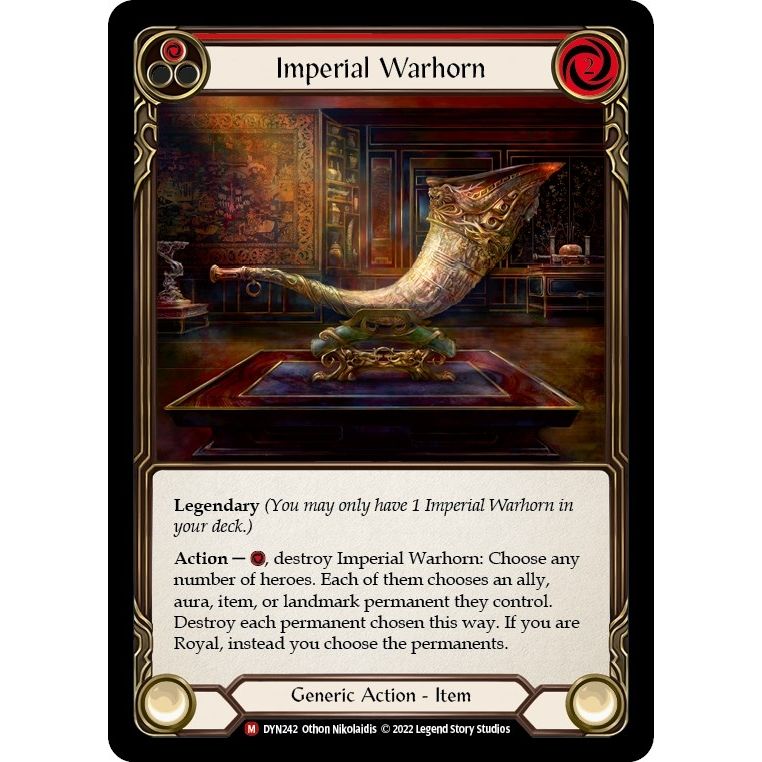 Image for Imperial Warhorn (DYN242) (DYN) - Flesh and Blood TCG