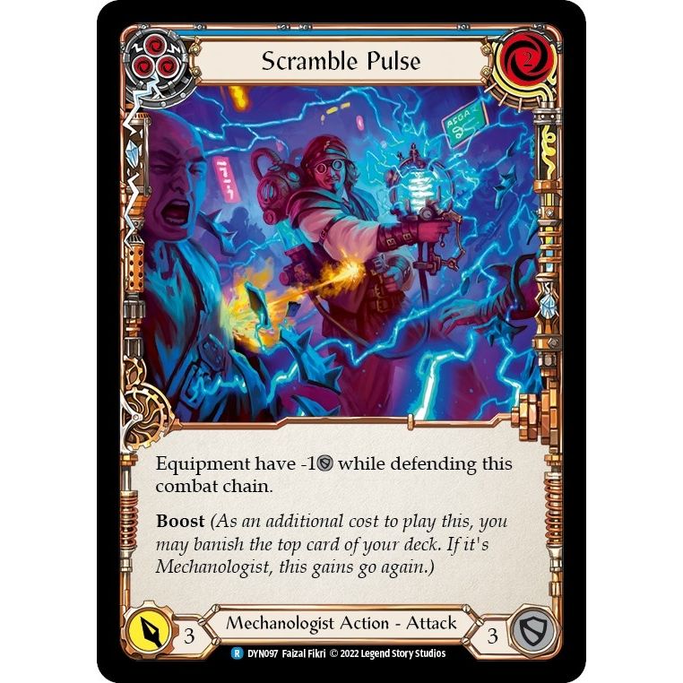 Image for Scramble Pulse (Blue) (DYN097) (DYN) - Flesh and Blood TCG