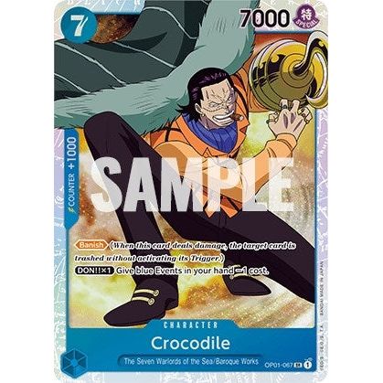 Image for Crocodile (067) (OP01-067) (OP01) - One Piece Card Game