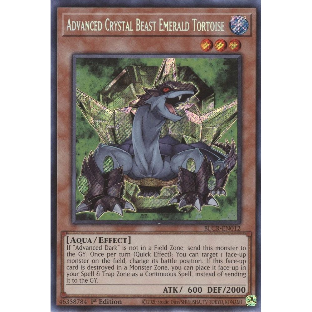Image for Advanced Crystal Beast Emerald Tortoise (BLCR-EN012) (BLCR) - YuGiOh