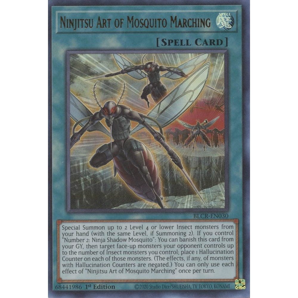 Image for Ninjitsu Art of Mosquito Marching (BLCR-EN030) (BLCR) - YuGiOh