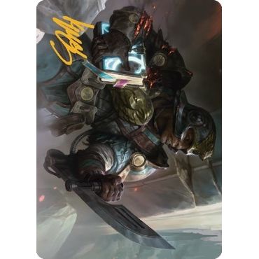 Image for Retrieval Agent Art Card (Gold-Stamped Signature) (11) (ASBRO) - Magic: The Gathering