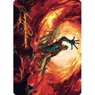 Image for Gix, Yawgmoth Praetor Art Card (Gold-Stamped Signature) (16) (ASBRO) - Magic: The Gathering