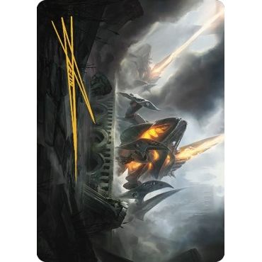 Image for Skitterbeam Battalion Art Card (Gold-Stamped Signature) (21) (ASBRO) - Magic: The Gathering