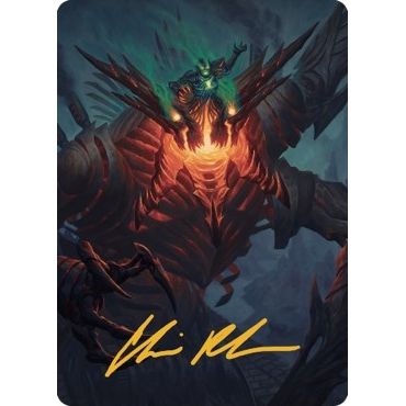 Image for Mishra, Lost to Phyrexia Art Card (Gold-Stamped Signature) (38) (ASBRO) - Magic: The Gathering