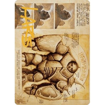 Image for Precursor Golem Art Card (Gold-Stamped Signature) (72) (ASBRO) - Magic: The Gathering
