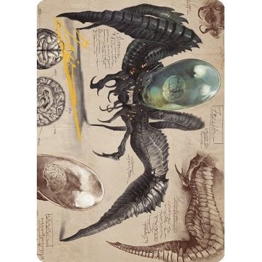 Image for Psychosis Crawler Art Card (Gold-Stamped Signature) (73) (ASBRO) - Magic: The Gathering
