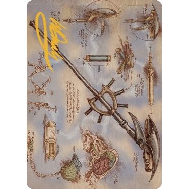 Image for Staff of Domination Art Card (Gold-Stamped Signature) (79) (ASBRO) - Magic: The Gathering