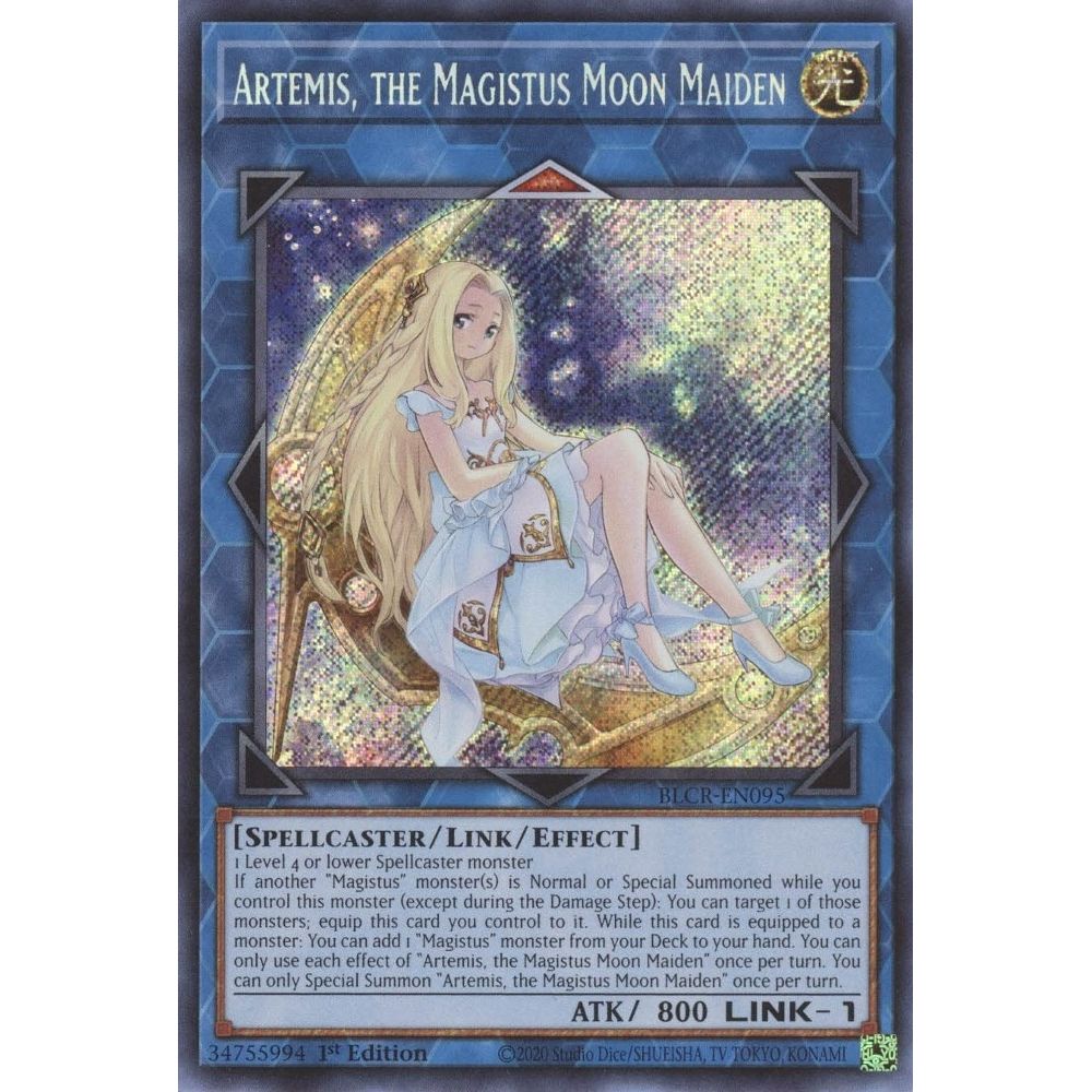Image for Artemis, the Magistus Moon Maiden (BLCR-EN095) (BLCR) - YuGiOh
