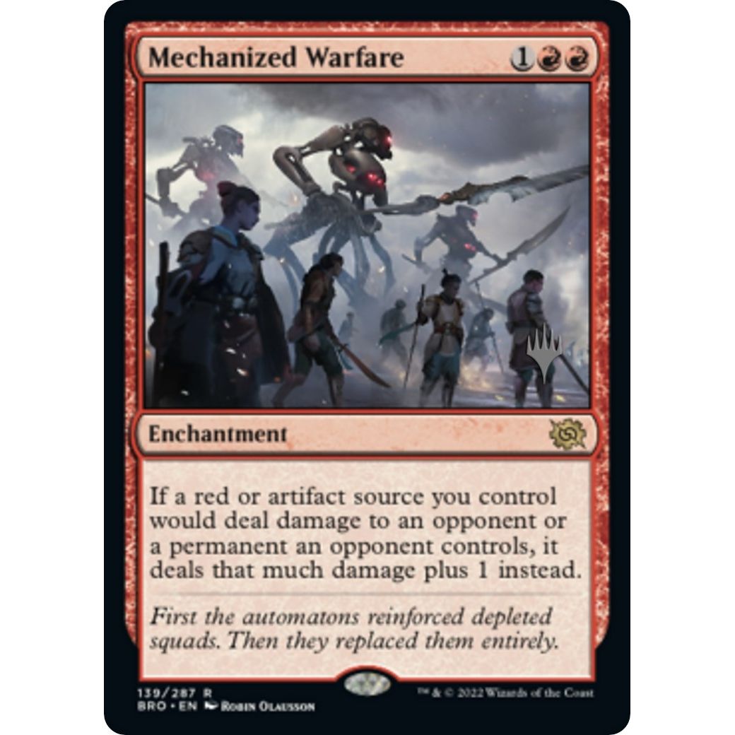 Image for Mechanized Warfare (139) (PPBRO) - Magic: The Gathering