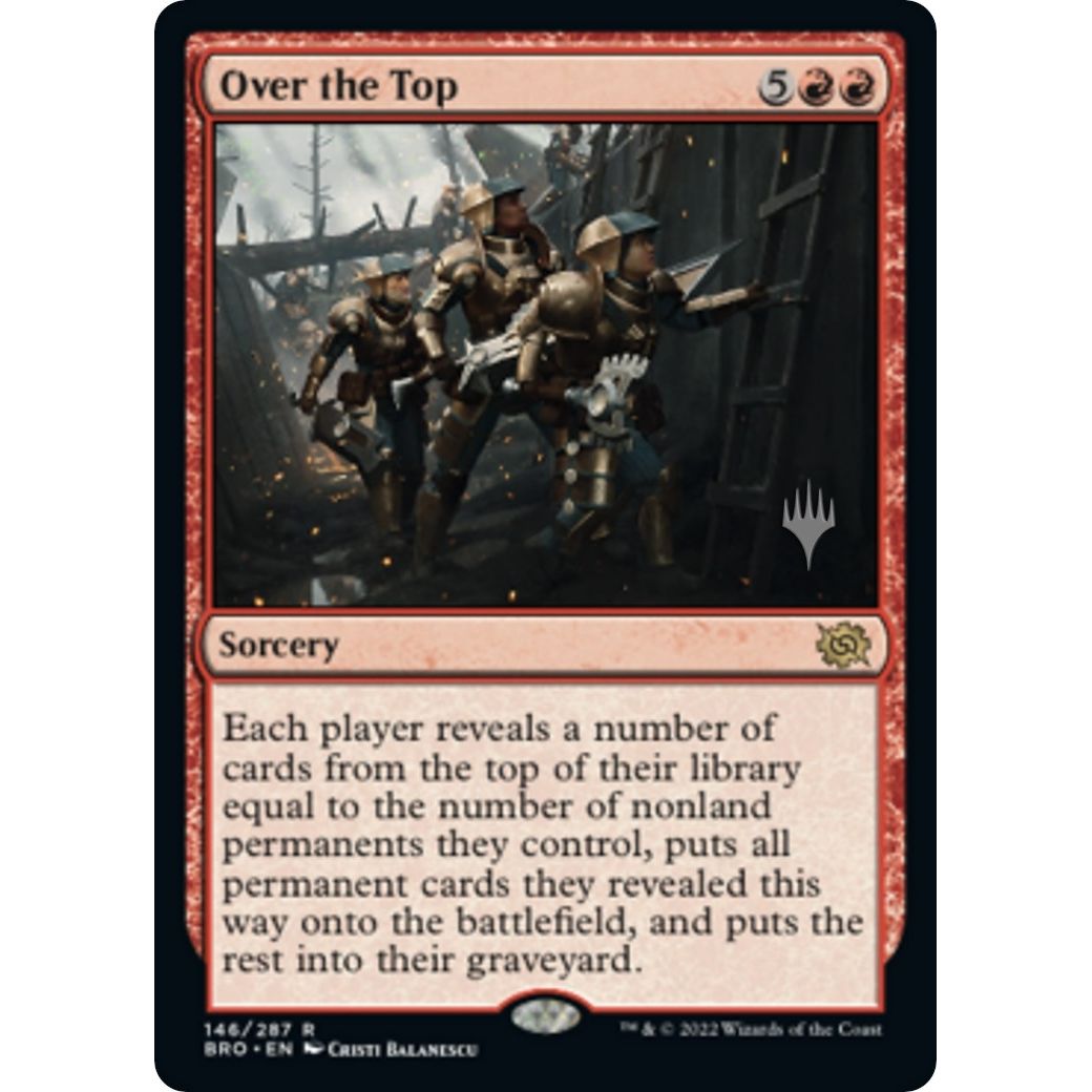 Image for Over the Top (146) (PPBRO) - Magic: The Gathering