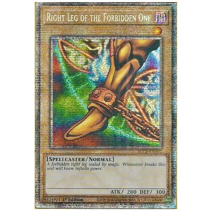 Image for Right Leg of the Forbidden One (Starlight Rare) (BLCR-EN102) (BLCR) - YuGiOh