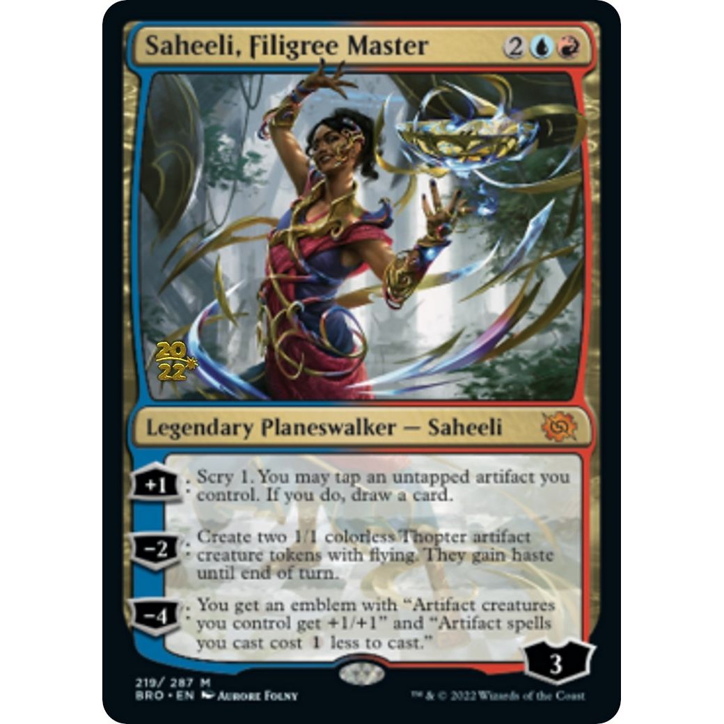 Image for Saheeli, Filigree Master (219) (PRE) - Magic: The Gathering