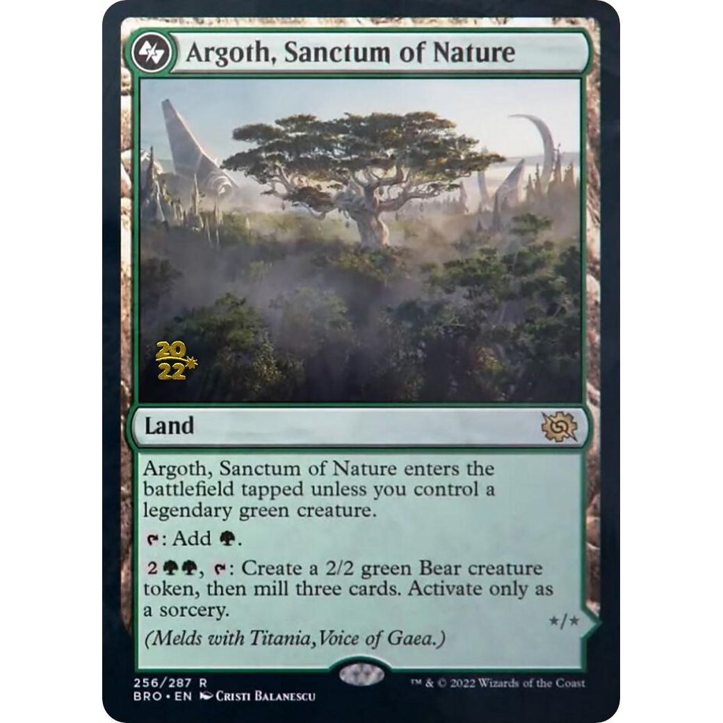 Image for Argoth, Sanctum of Nature (256) (PRE) - Magic: The Gathering