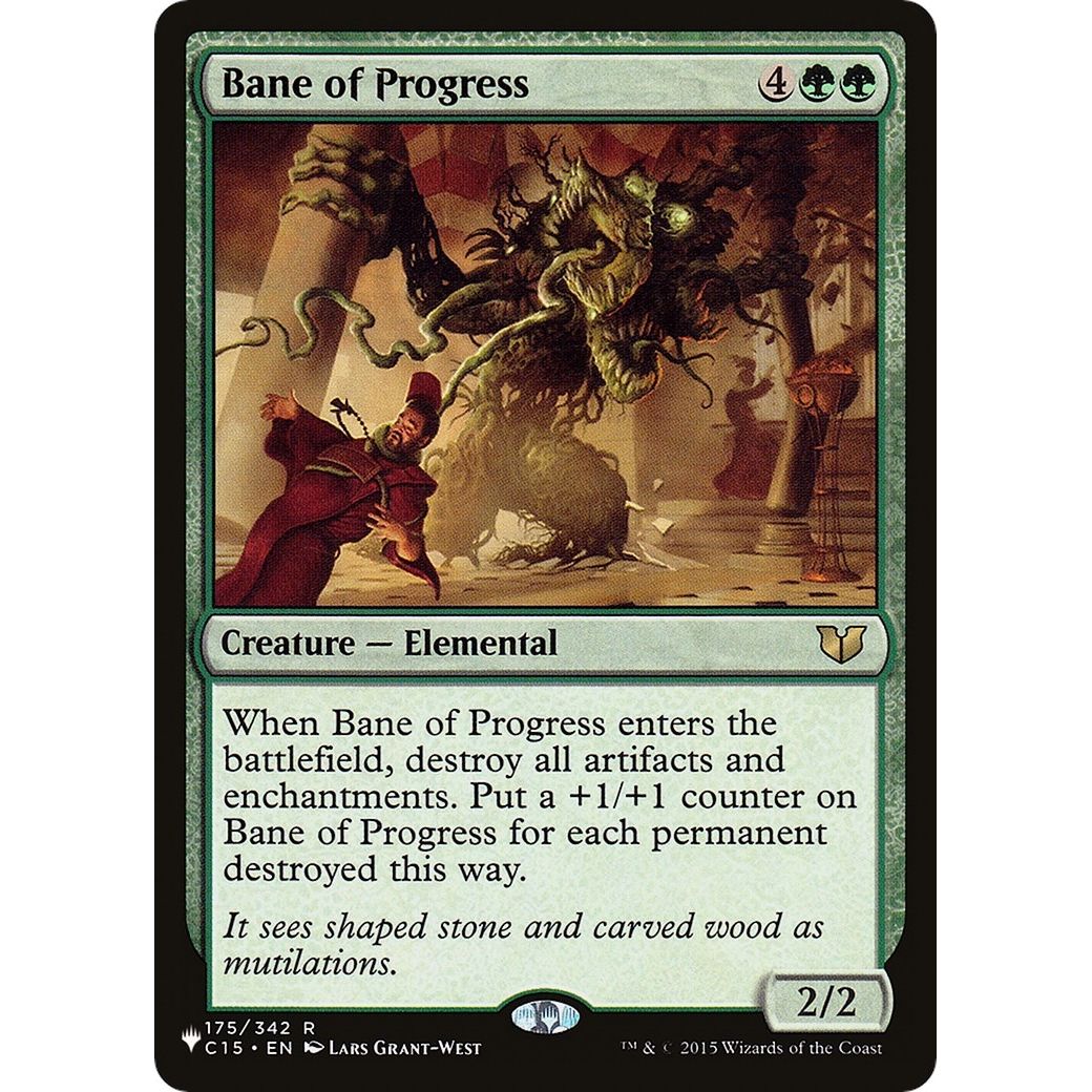 Image for Bane of Progress (175/342) (LIST) - Magic: The Gathering
