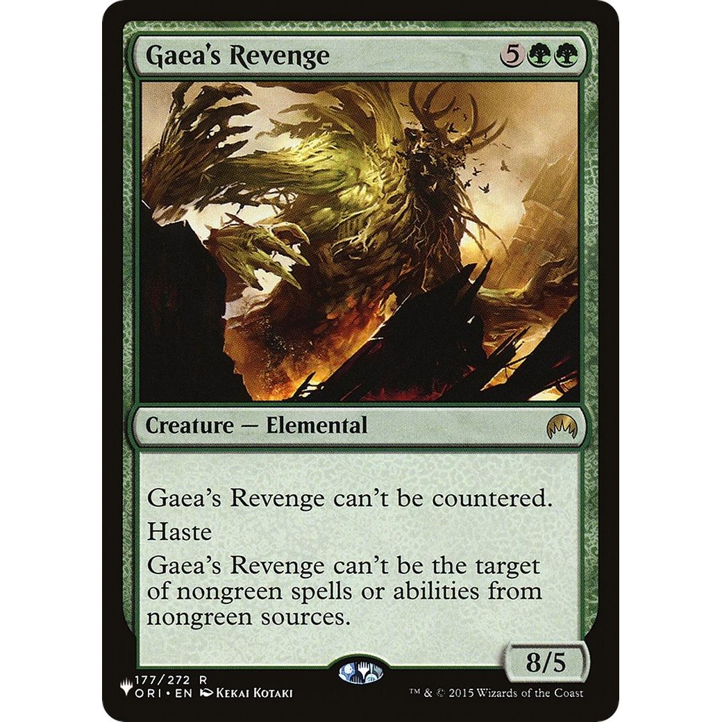 Image for Gaea's Revenge (177/272) (LIST) - Magic: The Gathering