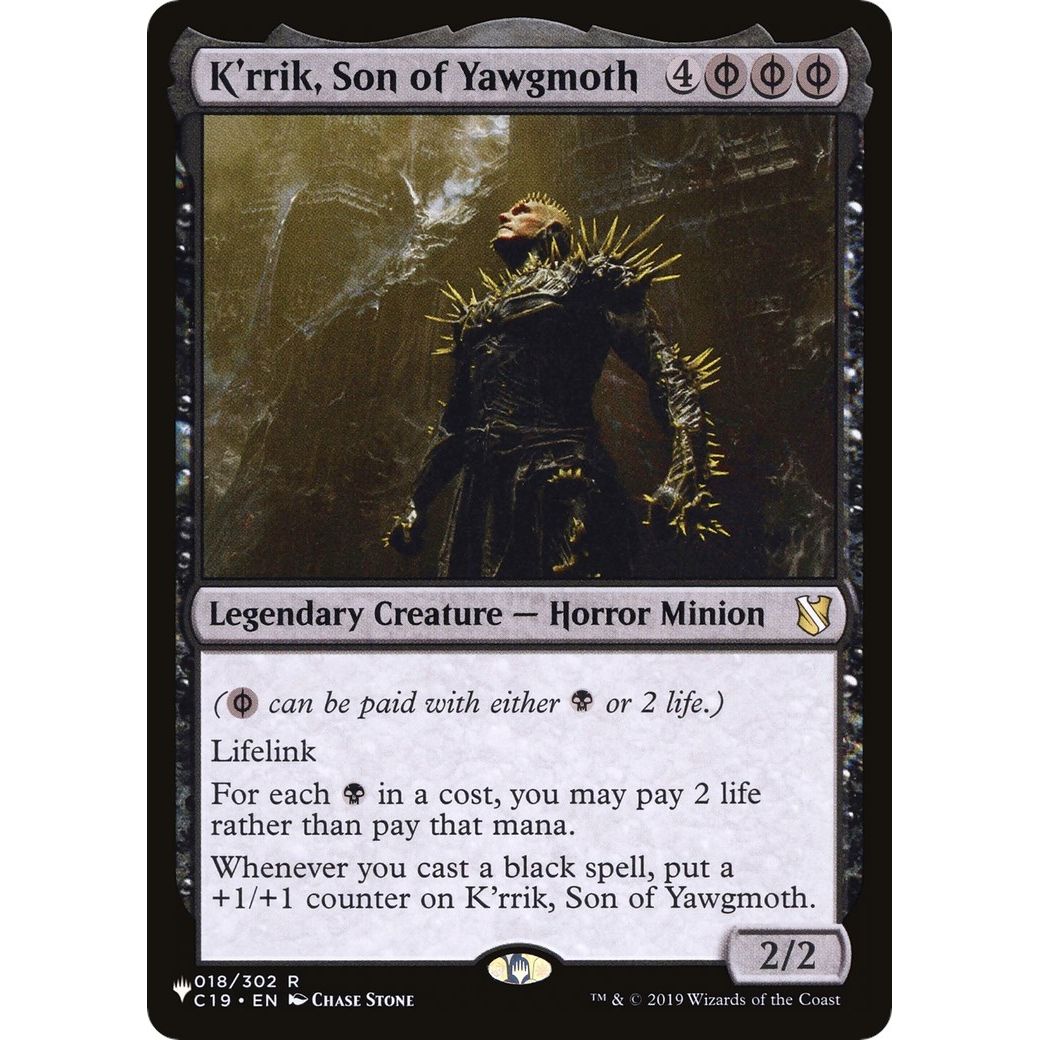 Image for K'rrik, Son of Yawgmoth (018/302) (LIST) - Magic: The Gathering